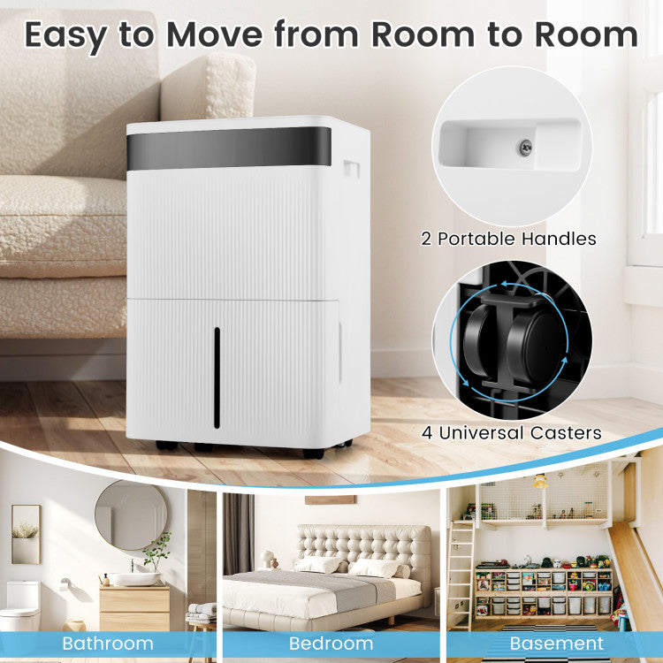 74 Pints Dehumidifier for Home 4500 Sq.Ft Dehumidifier