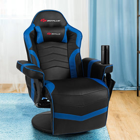 Ergonomic High Back Massage Gaming Chair with Pillow