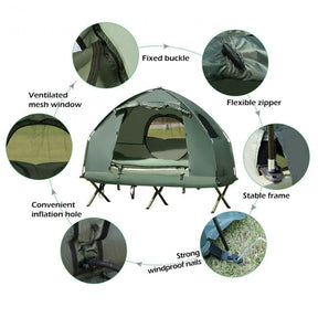 1-Person Portable Camping Tent Folding Pop-Up Compact Tent