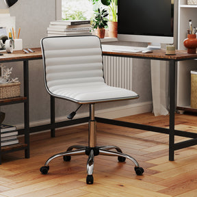 Task Chair Adjustable Office Chair w/ Swivel Seat Upholstered Computer Desk