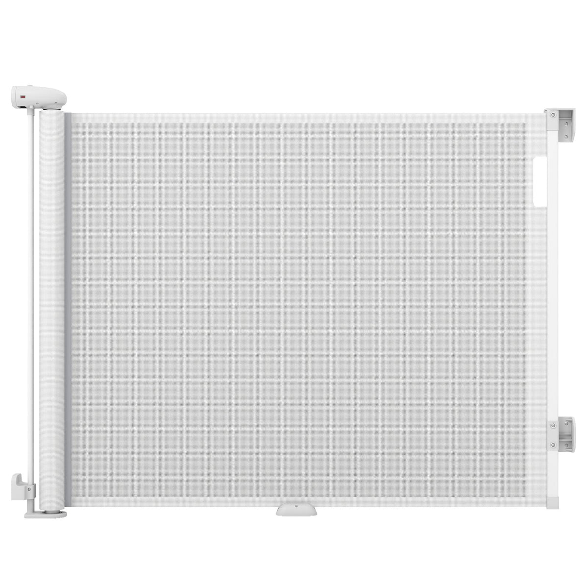 Retractable Safety Barrier for Babies and Dogs, Extendable Up to 140/180cm, Security Gate, Double Locking, for Staircases, Corridors, Doors