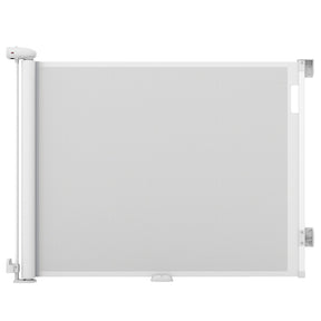 Retractable Safety Barrier for Babies and Dogs, Extendable Up to 140/180cm, Security Gate, Double Locking, for Staircases, Corridors, Doors