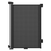 Retractable Safety Barrier for Babies and Dogs, Extendable Up to 140/180cm, Security Gate, Double Locking, for Staircases, Corridors, Doors
