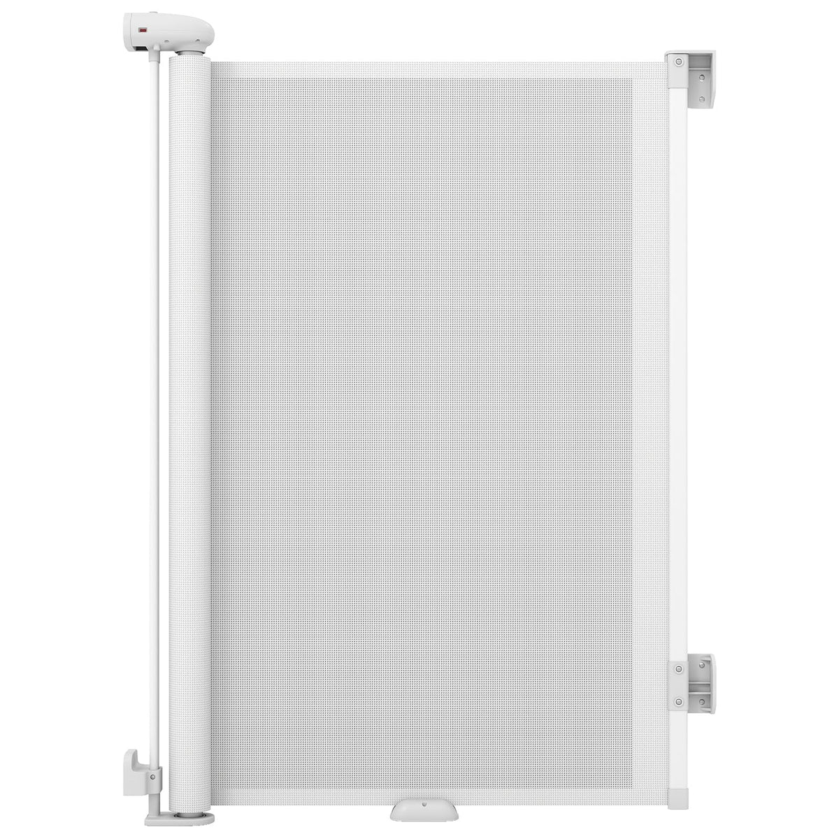 Retractable Safety Barrier for Babies and Dogs, Extendable Up to 140/180cm, Security Gate, Double Locking, for Staircases, Corridors, Doors