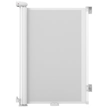 Retractable Safety Barrier for Babies and Dogs, Extendable Up to 140/180cm, Security Gate, Double Locking, for Staircases, Corridors, Doors