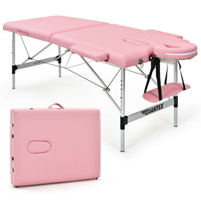84 Inch Portable Massage Table Lash Bed Height Adjustable Salon Spa Tattoo Bed with Carry Case