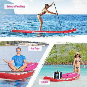 11 Feet Inflatable Adjustable Paddle Board with Carry Bag