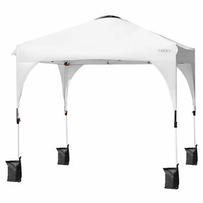 8' x 8' Outdoor Pop-up Canopy Tent Height Adjustable with Roller Bag