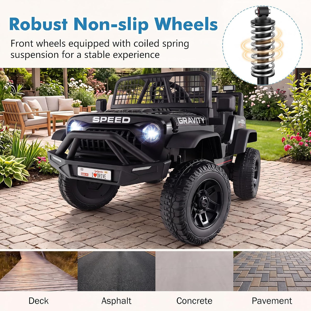 24V Ride On Car for Kids, Battery Powered Electric Vehicle with Parent Remote Control, Music