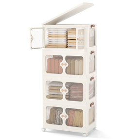 3/4 Tier Stackable Storage Bins with Lids