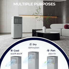 10000 BTU Air Cooler with Fan and Dehumidifier Mode