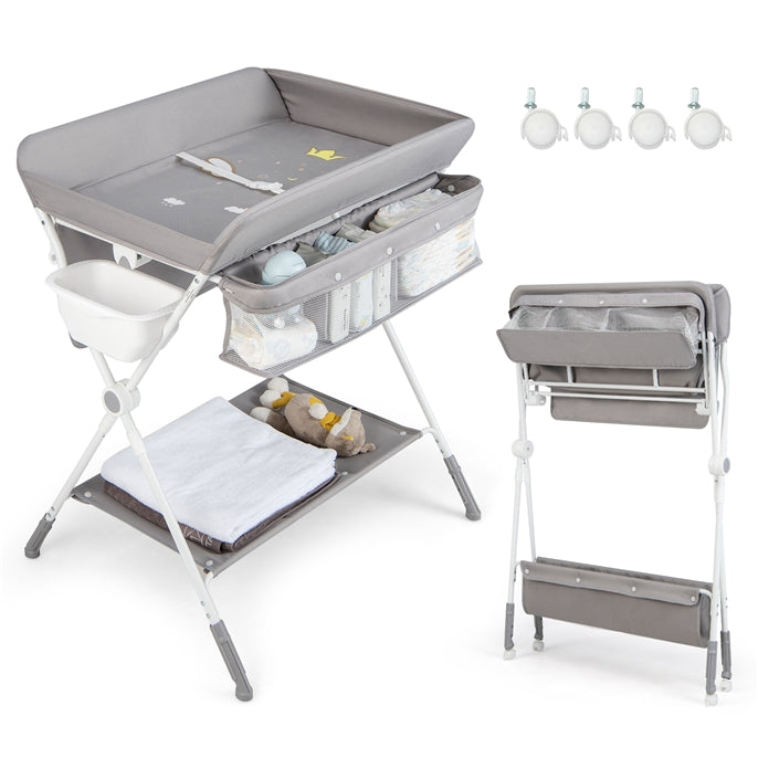 BABY JOY Foldable Baby Changing Table