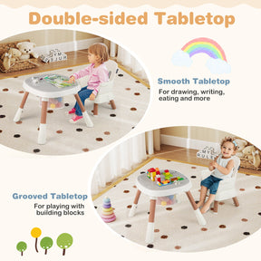 16-in-1 Baby High Chair, Convertible Highchair for Babies and Toddlers with Activity Center