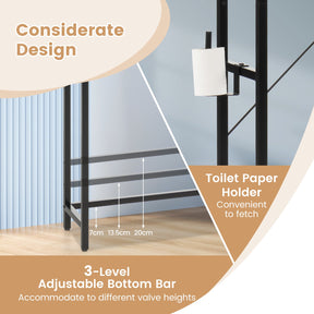 Giantex Over-The-Toilet 4-Tier Storage Cabinet