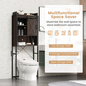 Giantex Over-The-Toilet 4-Tier Storage Cabinet