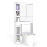 Over the Toilet Storage Cabinet, Above Toilet Storage Rack with 2 Doors
