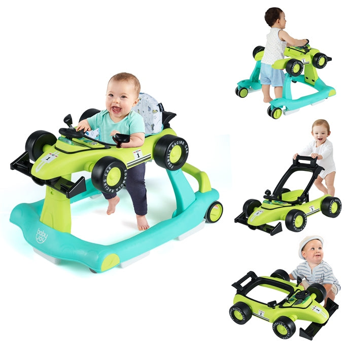Hikidspace 4-in-1 Baby Walker, Foldable Activity Car Baby Walker