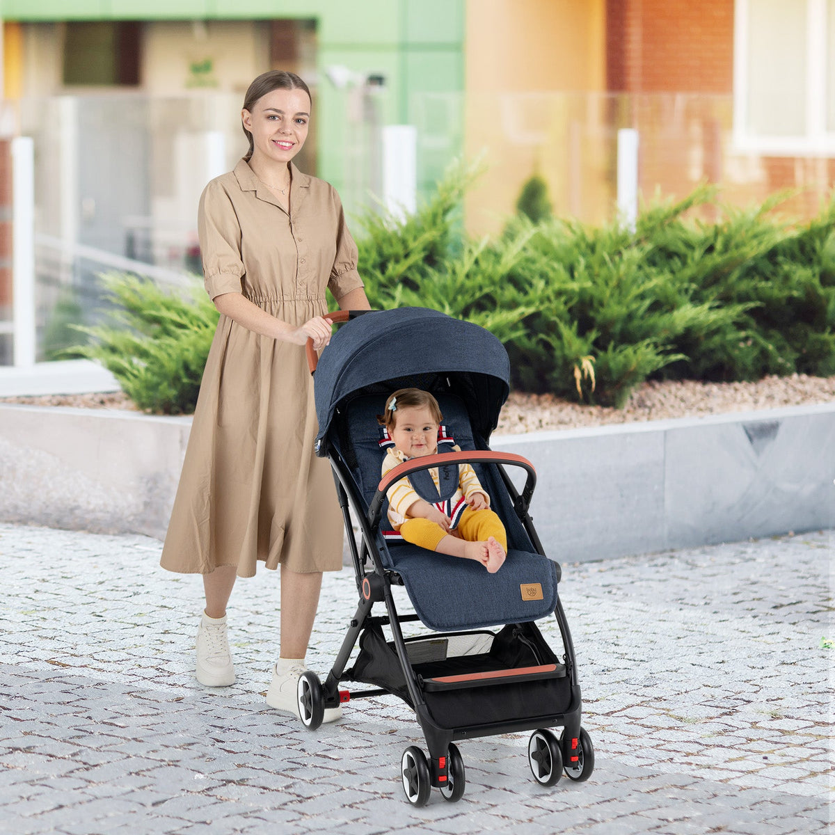 BABY JOY Lightweight Baby Stroller, Compact Toddler Travel Stroller for Airplane