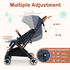 BABY JOY Lightweight Baby Stroller, Compact Toddler Travel Stroller for Airplane