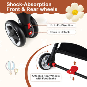 BABY JOY Lightweight Baby Stroller, Compact Toddler Travel Stroller for Airplane