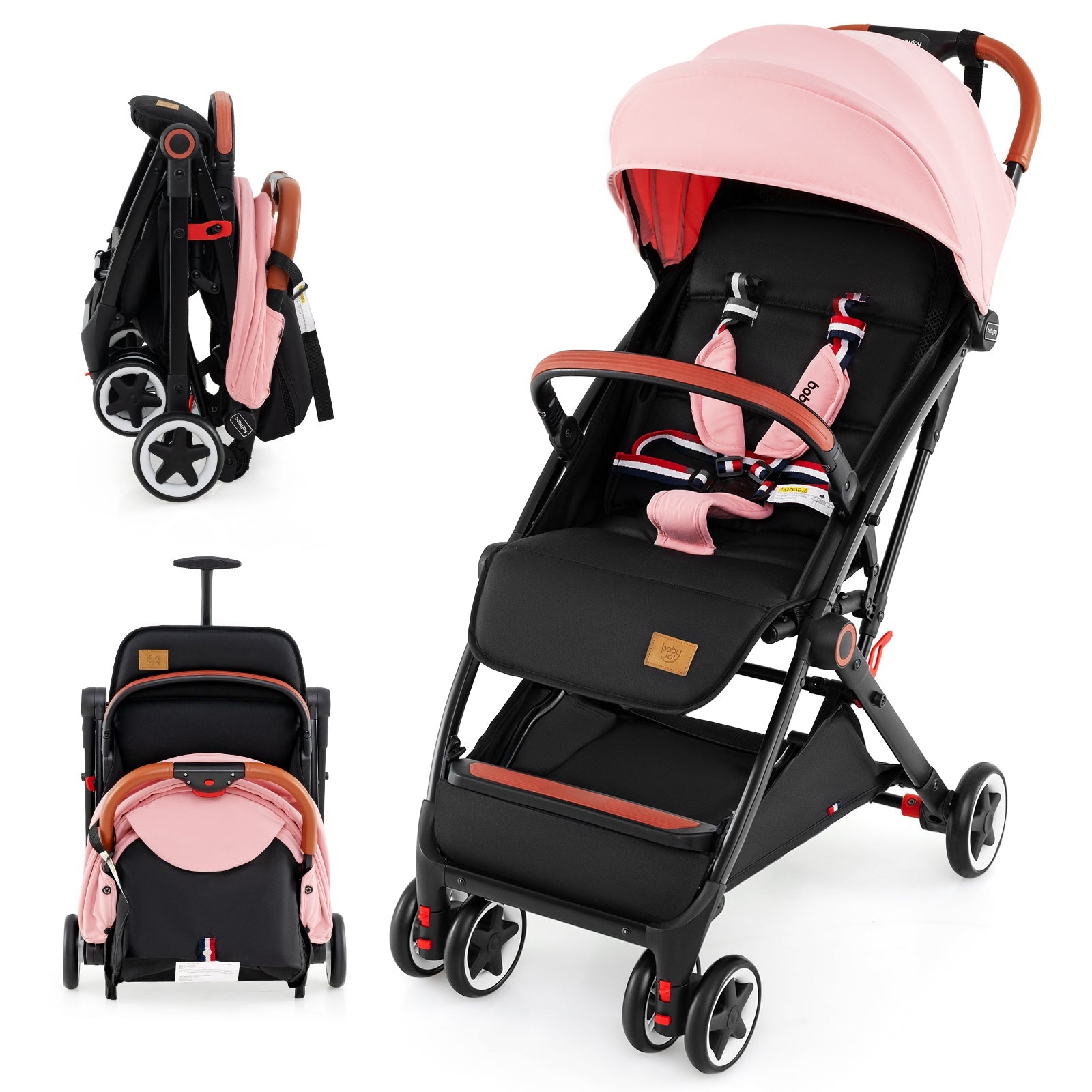 BABY JOY Lightweight Baby Stroller, Compact Toddler Travel Stroller fo