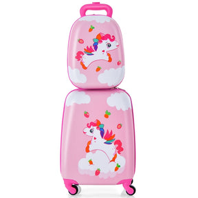 2 PCS Carry-on Luggage Set W/Spinner Wheels