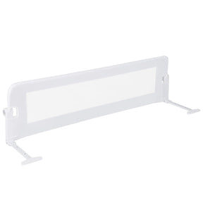 BABY JOY 120*42.5 cm Bed Rail Guard for Toddlers, Universal Baby Fold Down Bed Rail w/Adjustable Safety Strap & Breathable Mesh