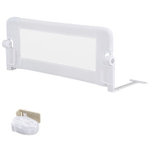 Foldable Bed Rail for Toddlers, Baby Bed Rail Guard w/ Detachable Oxford Fabric Cover & Additional Y-shaped Strap