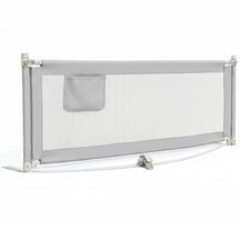 Bed Rail for Toddler, 195cm Vertical Lifting Bed Guardrail w/ Double Safety Lock