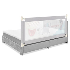 Bed Rail for Toddlers,  195cm Mesh Bed Guardrail w/Cute Patterns
