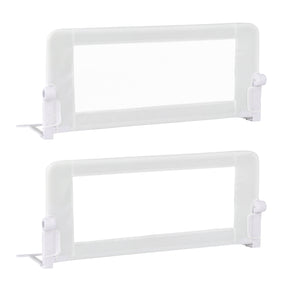 Swing Down Bed Guard with Adjustable Safety Strap for Single, Long/King Single, Double, Queen, King & Super King Beds, 1-Pack