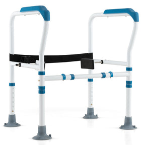 Bathroom Toilet Safety Rail  Frame with Adjustable Height for Elderly