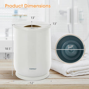 21L Portable Towel Warmer Bucket Spa Hot Towel Heater with Auto Shut off and Fragrance Holder for Bathroom