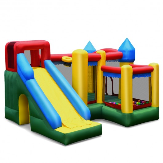 Bounce House with Water Slide Jumper Castle for Kids