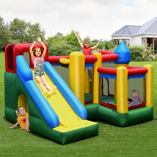 Bounce House with Water Slide Jumper Castle for Kids