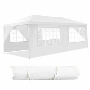10' x 20' Outdoor Wedding Party Tent Camping Shelter Gazebo Canopy with 6 Sidewalls