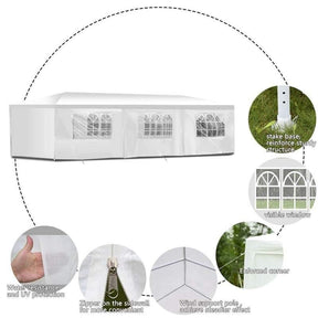 10' x 30' Party Tent Wedding Canopy Gazebo with Side Walls
