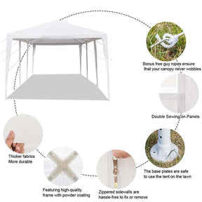 10' x 30' Outdoor Party Wedding Tent Canopy With 5 Sidewall