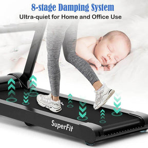 2.25 HP Folding Treadmill Running Cardio Training Machine