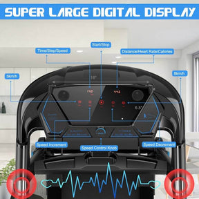 2.25 HP Folding Treadmill Running Cardio Training Machine