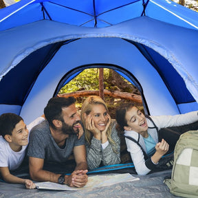 2-in-1 4 Person Instant Pop-up Waterproof Camping Tent