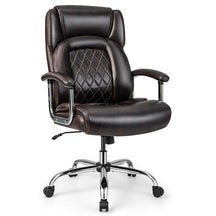 Ergonomic Office Chair for Big & Tall People, 227kg PU Leather Executive Chair w/Extra Wide Seat