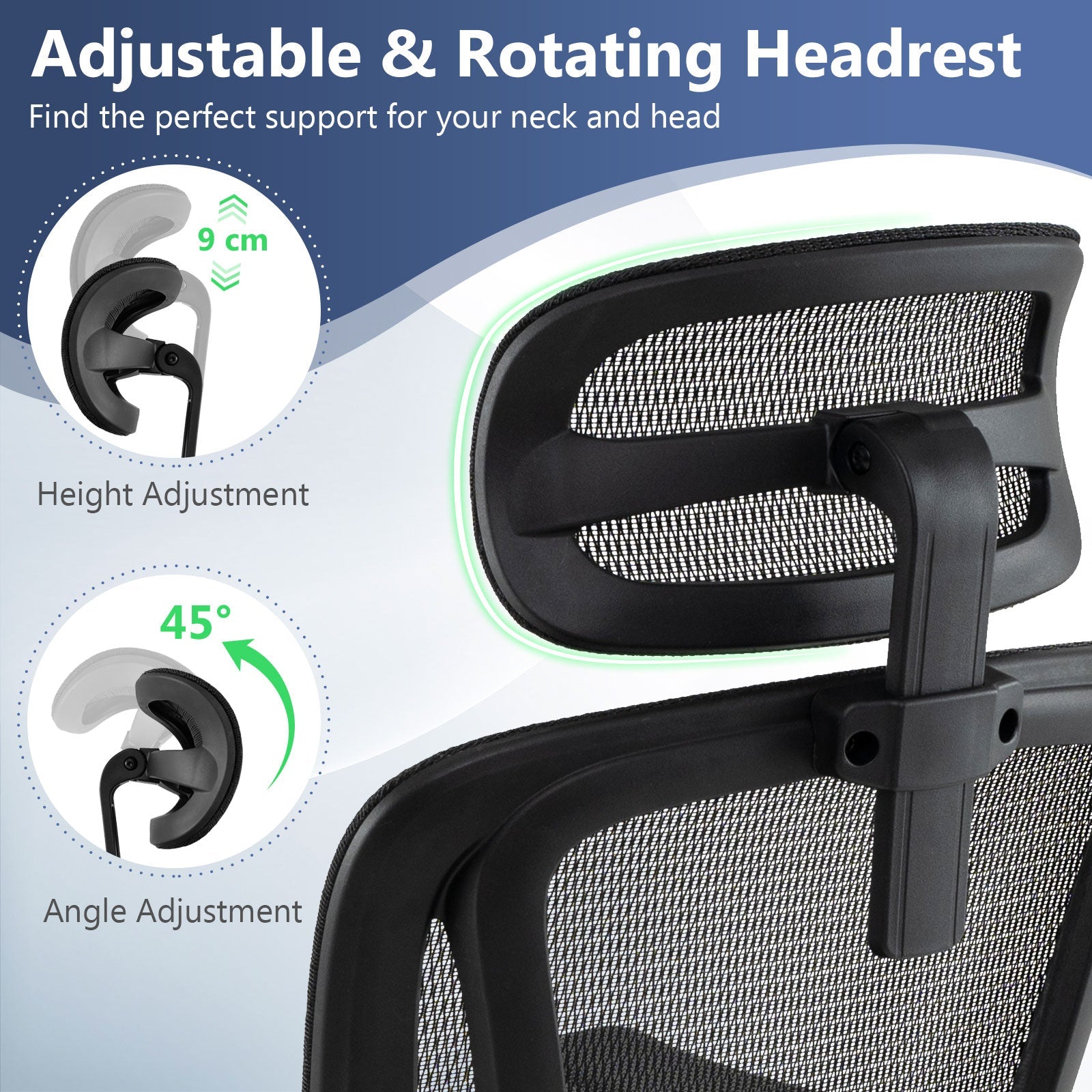 Ergonomic Office Chair Swivel Computer Desk Chair