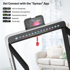 2-in-1 Folding Electric Motorized Treadmill with Remote Control and Dual Display