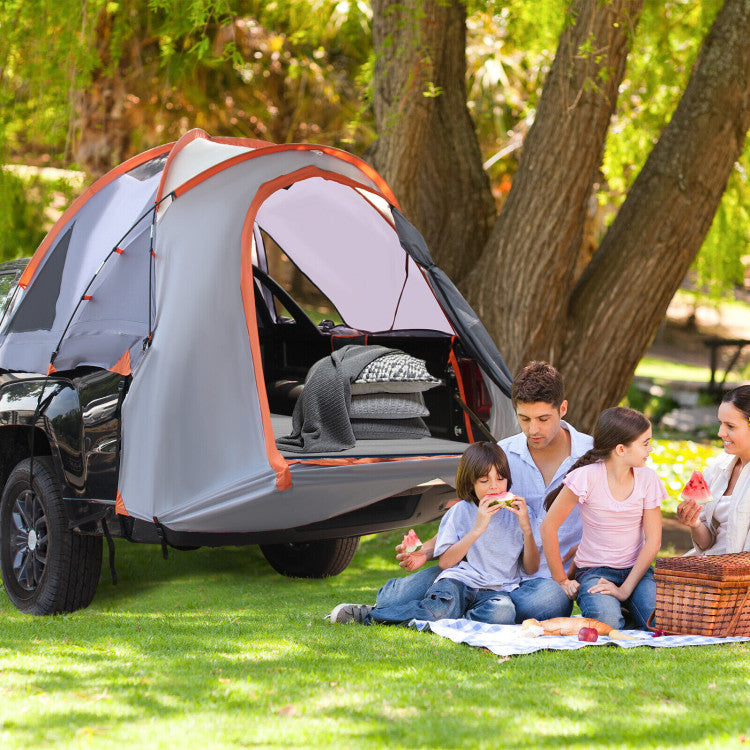 2 Person Portable Truck Bed Tent with Carry Bag for Camping Traveling Hiking