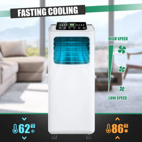 3-In-1 Multifunctional Air Cooler 8000BTU Portable Air Conditioner with Remote Control