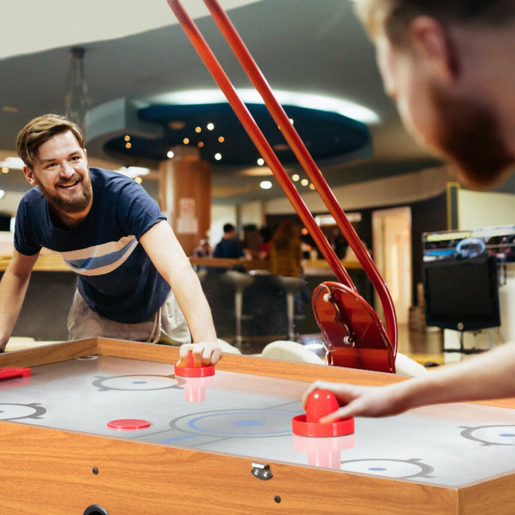 3-in-1 Combo Game Table 48Inch Multi Game Table with Soccer Slide Hockey Billiard for Game Rooms Family Night