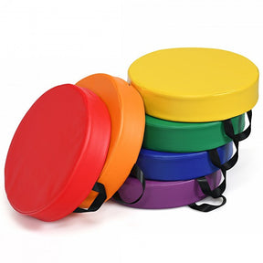 6 Pieces 15 Inch Round Toddler Floor Cushions