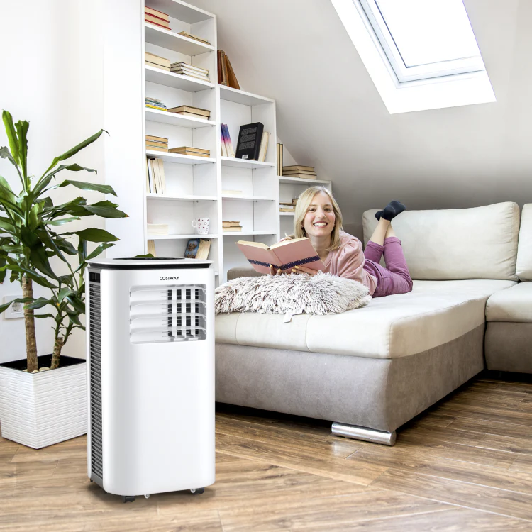 9000 BTU 3-in-1 Portable Air Conditioner AC Cooling Unit with Remote Control and LED Display