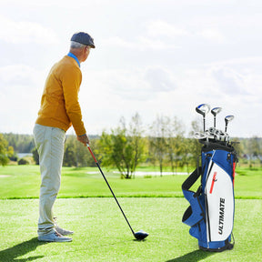Complete Golf Clubs Package Set with Free Putter & Stand Bag for Men Women